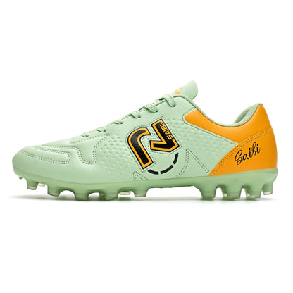 Chaussures de sport tactiques unisexes à crampons pour terrain ferme, tige en PU tissé, crampons TPU AG FG, adhérence supérieure, antidérapantes, chaussures d'entraînement pour hommes