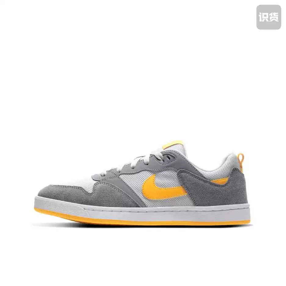 Nike SB Alleyoop Suede Low-Top Skate Shoes for Men in Black, White, and Red CJ0882-102