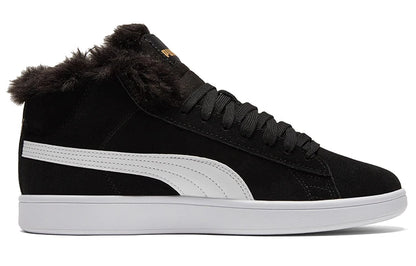 Baskets mi-hautes Puma Smash V2, chaleur, absorption des chocs, durabilité, noires 385005-01