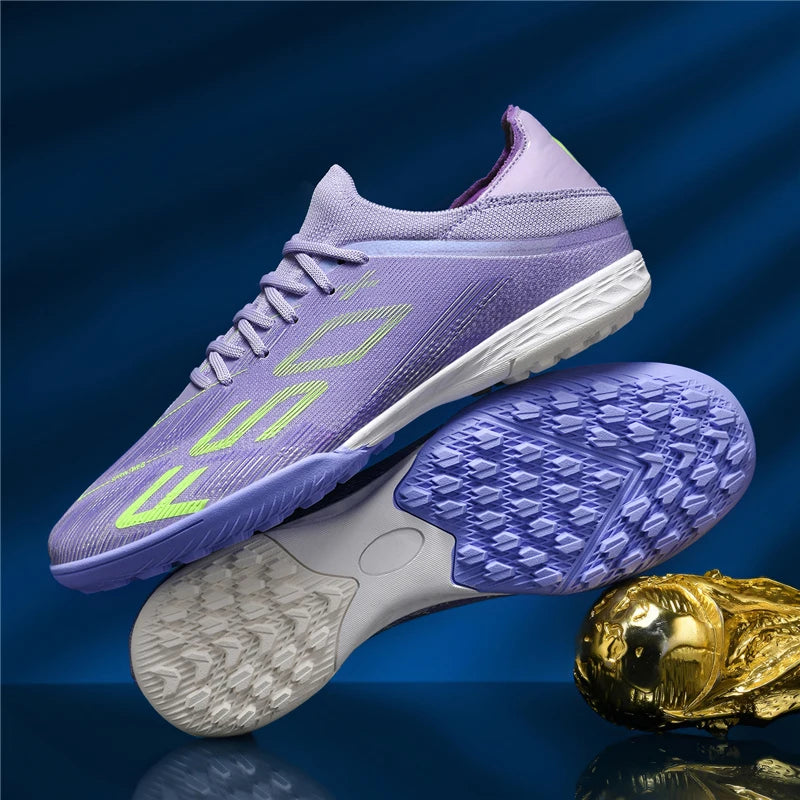 New Men's Soccer Shoes Match Football Boots Sneakers Non-Slip Grass Cleats High-Quality Futsal Indoor Hot-Selling High-Top Outdoor