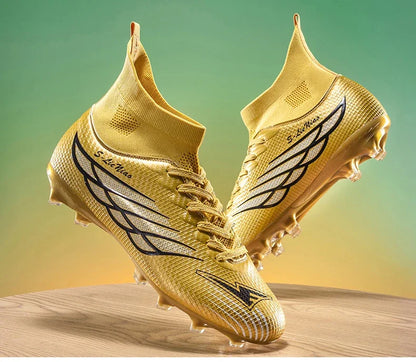 Nouvelles chaussures de football pour hommes, chaussures de sport pour terrain gazonné, chaussures de football pour matchs en plein air, chaussures d'entraînement professionnelles antidérapantes, chaussures ultralégère