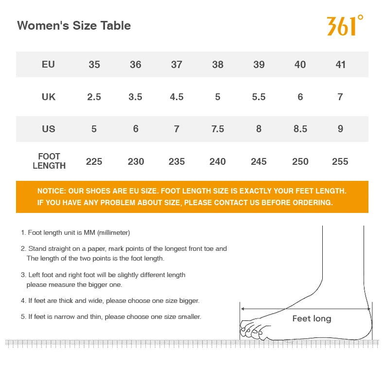 361 Degrees Scarpe da corsa sportive da donna con assorbimento degli urti e rimbalzo, sneakers comode e alla moda adatte a ogni occasione, modello da uomo 682232237