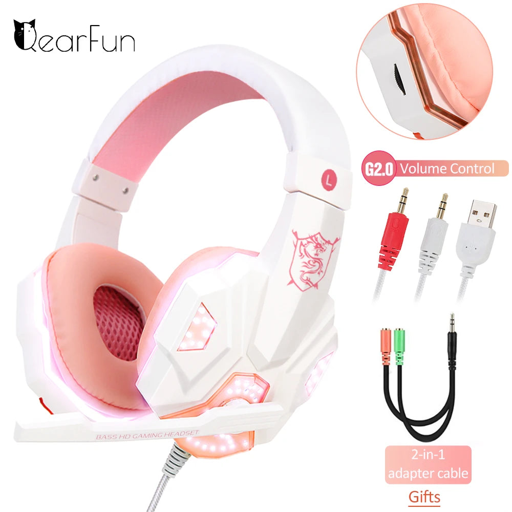 casque audio Casque de jeu stéréo Surround pour PS4 PC X box ordinateur réglable Gamer casque filaire avec micro antibruit Auriculares fifa 21