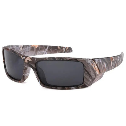 Polarized Sunglasses For Sports Sunglasses Trendy Retro Rectangular Wrap Around Vintage Uv380 Eye Protection Fishing Glasses