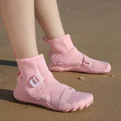 Sapatilhas aquáticas unissexo de cano alto para desporto ao ar livre, caminhada, travessias na água, natação, praia, fitness, mergulho e surf, estilo barefoot