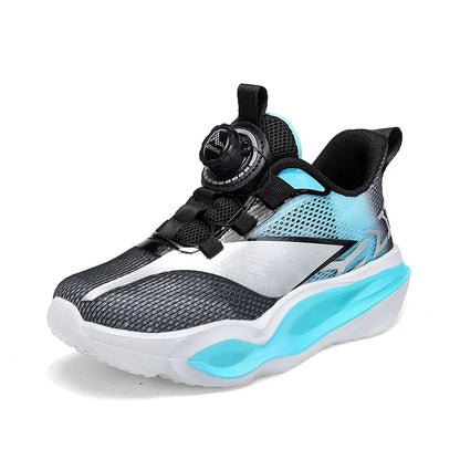 Children Sneakers Fashion Thick Soft Sole Cushioning Elastic Casual Comfortable Tennis Shoes New Lightweight Mesh Jogging Shoes