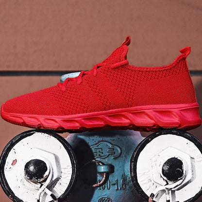 Herenhardloopschoenen met zachte zolen, slijtvaste, ademende sportschoenen van mesh, outdoor-mode, tennis schoenen in grote maten voor heren