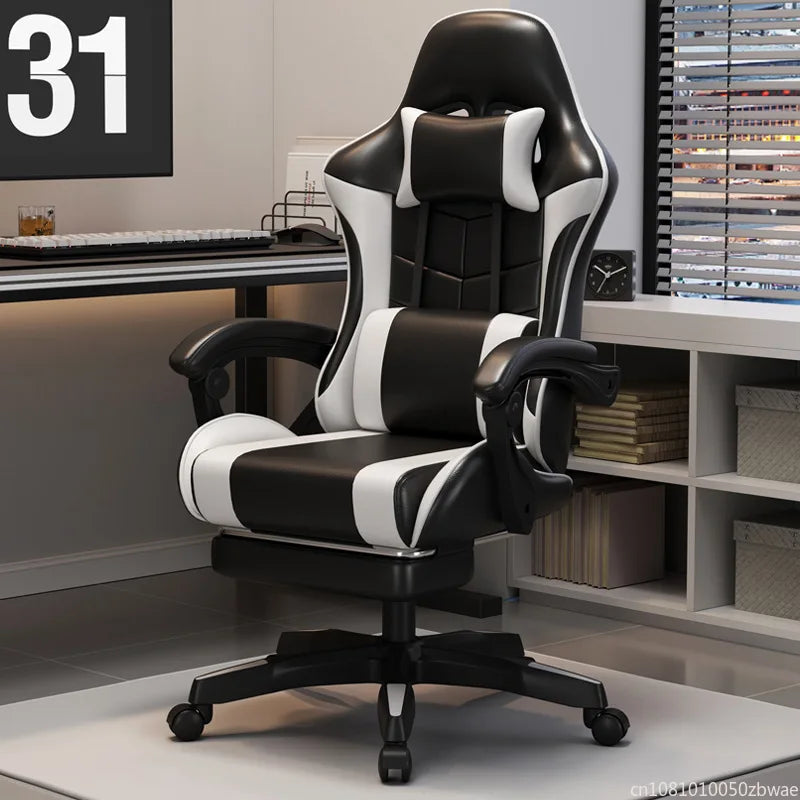 Scaun esports pentru internet café Sponge, scaun de calculator pentru internet café, scaun de birou rabatabil pentru acasă, confortabil și rotativ