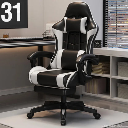 Scaun esports pentru internet café Sponge, scaun de calculator pentru internet café, scaun de birou rabatabil pentru acasă, confortabil și rotativ