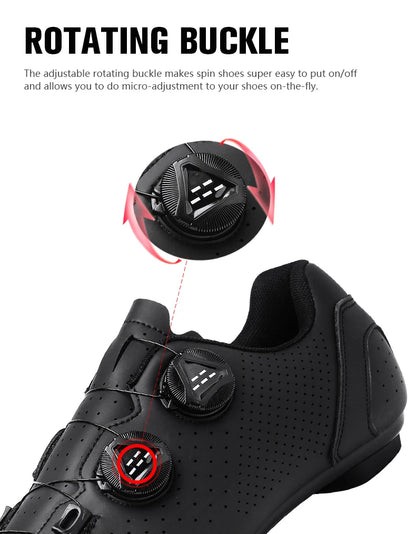 Buty rowerowe MTB dla mężczyzn, sportowe buty do jazdy po bezdrożach i szosie, płaskie buty do szybkiej jazdy na rowerze, obuwie do rowerów górskich z blokami SPD