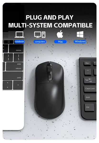 Warvank X8 Wireless Gaming Mouse 500 mAh TYPE-C Rechargeable Office Mouse Suitable for Laptop Desktop Computers