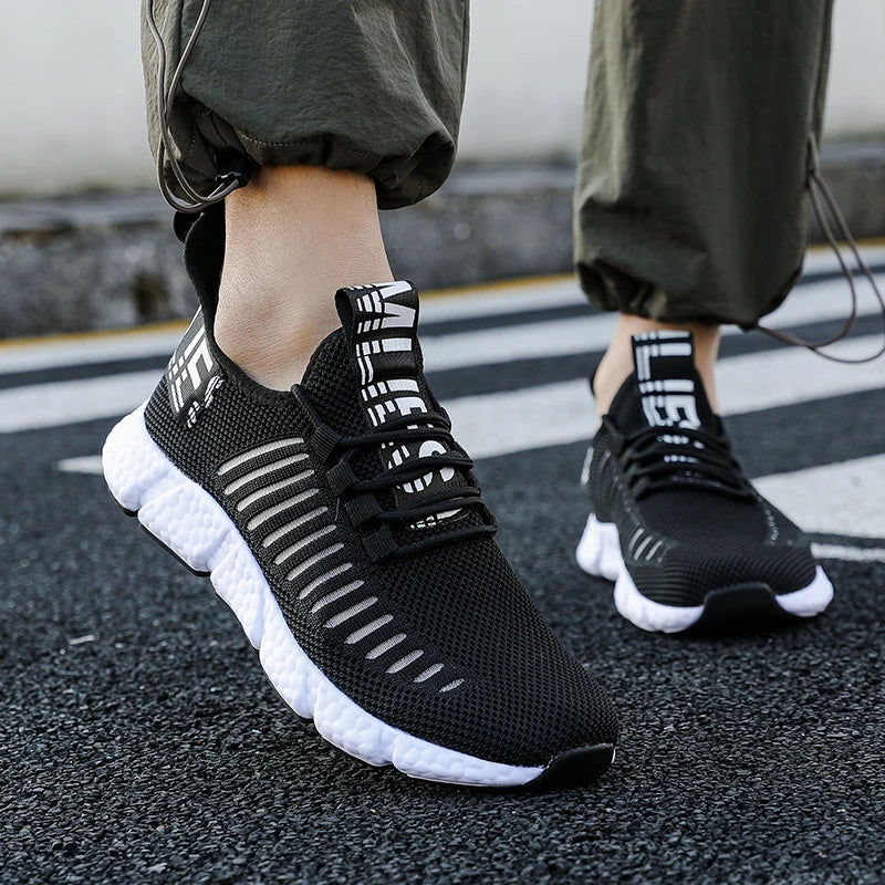 Hommes chaussures décontractées baskets respirant athlétique léger en plein air course chaussures de sport pour hommes marche Tennis Jogging chaussures