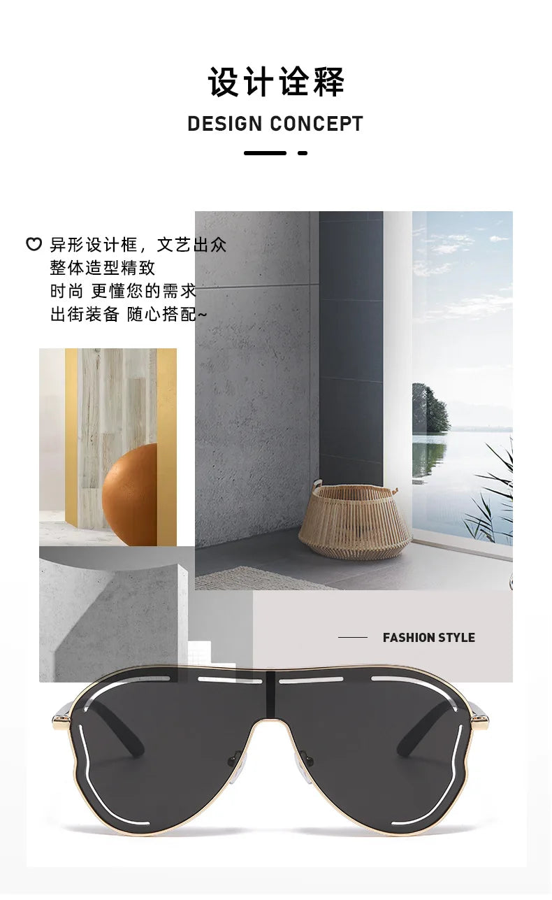 New Vintage Round Sunglasses Women Men Circular Pilot Sun Glasses Female Oval Eyewear Sunglasses for Male Female Eyeglasses
