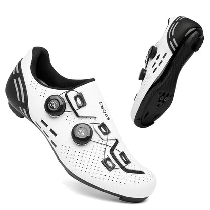 Scarpe da ciclismo di alta qualità da uomo SPD autobloccanti per bici da corsa, scarpe sportive da donna MTB da montagna antiscivolo 36-47