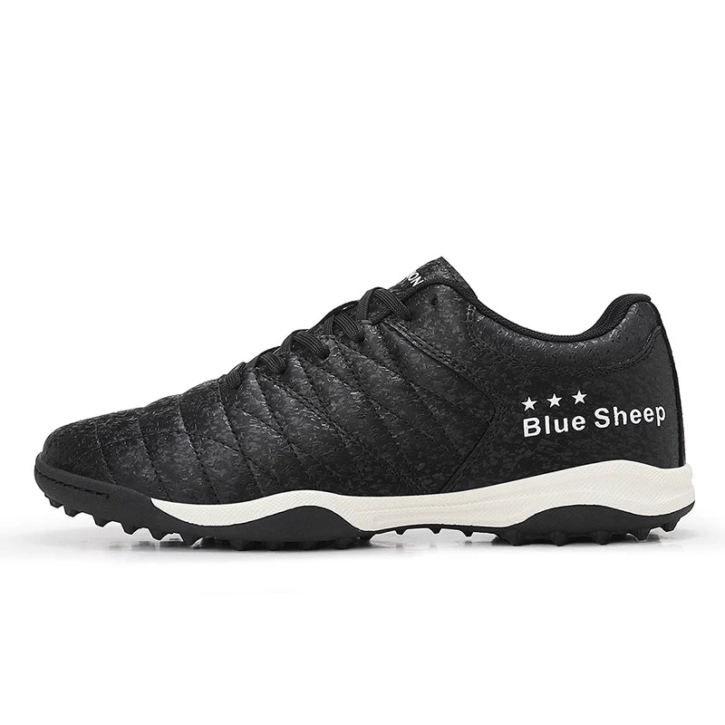 Nouveaux hommes chaussures de Football baskets bottes de Football antidérapant herbe intérieur haute qualité Match lumière Futsal crampons vente chaude en plein air