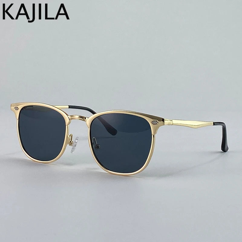 Steampunk Square Sunglasses Men 2026 Luxury Brand Metal Frame Retro Punk Sun Glasses Male Driving Shades Vintage Eyewear UV400