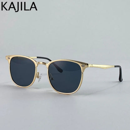 Steampunk Square Sunglasses Men 2026 Luxury Brand Metal Frame Retro Punk Sun Glasses Male Driving Shades Vintage Eyewear UV400