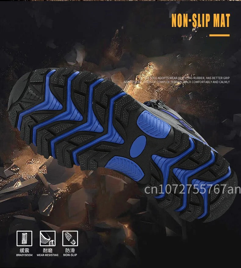 Couples Outdoor Hiking Shoes Comfortable Wear-Resistant Camping Climbing Mountain Shoes Breathable Sports Shoes Camping Boots