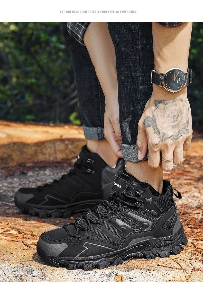 Zapatillas de senderismo unisex, zapatillas deportivas para actividades al aire libre, botas de acampada, zapatillas impermeables de mujer para caminar, zapatillas de senderismo antideslizantes