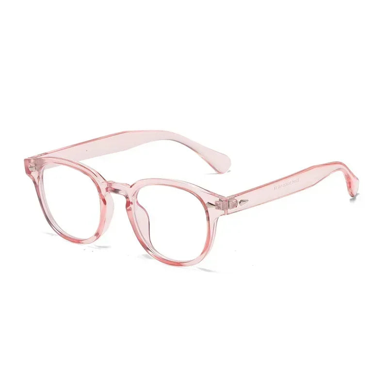 JNPCXI New Retro Round Sunglasses Women Yellow Fashion Rivets Decoration Shades UV400 Men Punk Sun Glasses