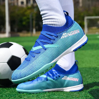 New Men Football Boots Professional Soccer Shoes Cleats Futsal Women Unisex Ultralight Hot Sale High-Quality TF/FG Sneakers