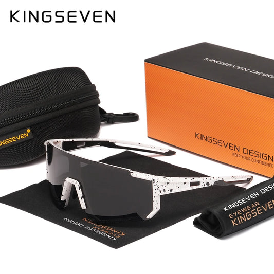 KINGSEVEN MTB Cycling Glasses Men Women Outdoor Sports Running Drving Sunglasses UV400 Road Running Bike Bicycle Goggles Male