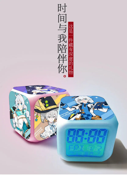 Fortnite-Wecker, niedlich, modisch, im Cartoon-Stil, personalisiert, kreativ, Kawaii, minimalistischer LED-Wecker, Geschenk zum Geburtstag von Freunden