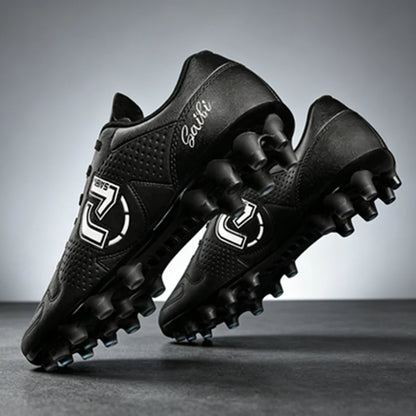 Chaussures de sport tactiques unisexes à crampons pour terrain ferme, tige en PU tissé, crampons TPU AG FG, adhérence supérieure, antidérapantes, chaussures d'entraînement pour hommes
