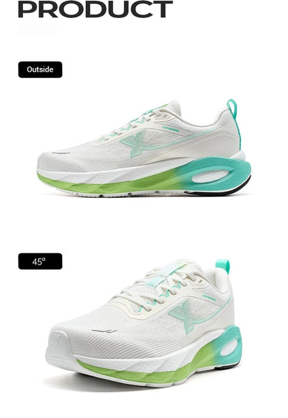 Xtep Lingbu 2.0 Running Shoes Male 2025 Spring ACE Support Feather Foam Sports Shoes Stability Advanced Sneakers 875119110001