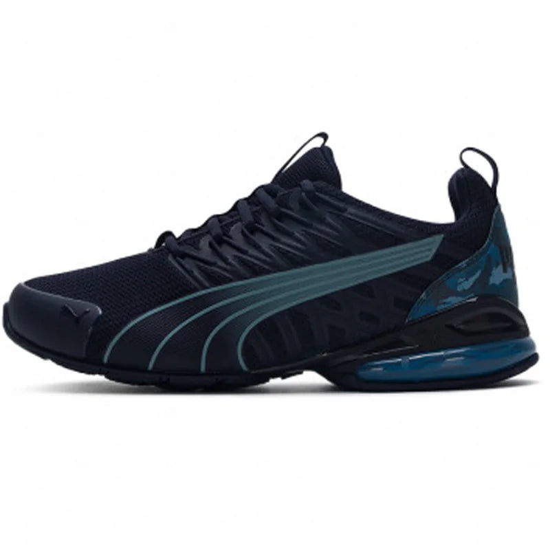 Chaussures de course Puma 311972-01 Navy Mesh Air Cushion pour hommes, baskets athlétiques respirantes absorbant les chocs pour l'entraînement quotidien au jogging