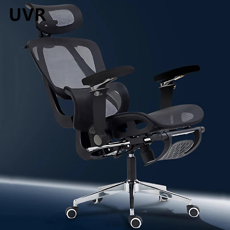 UVR Ergonomic Gaming Computer Chair with Adjustable Height, Swivel Office Chair, Comfortable Armrest Lift Chair for Home & Work