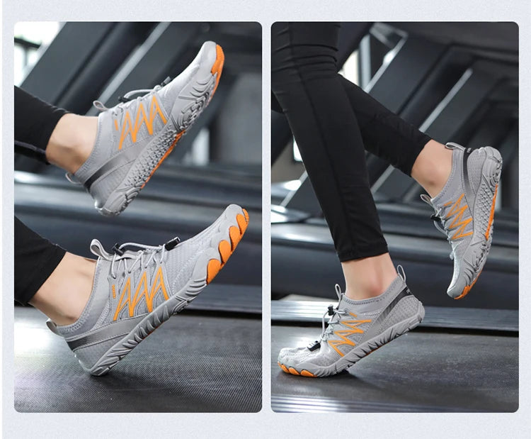 Lehké pánské outdoorové tréninkové boty na běhání naboso, rychleschnoucí plavecké boty, sportovní boty do tělocvičny, fitness a na jogging
