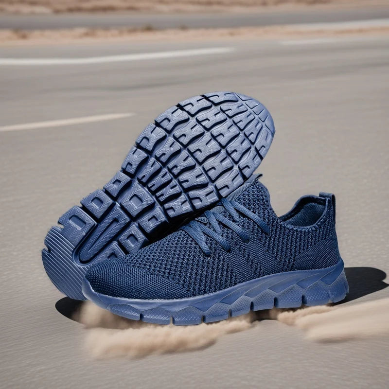 Zapatillas deportivas para hombre de malla ligeras; zapatos planos informales para mujer; zapatillas deportivas de running para hombre; zapatillas de tenis blandas y transpirables; zapatillas deportivas para hombre.