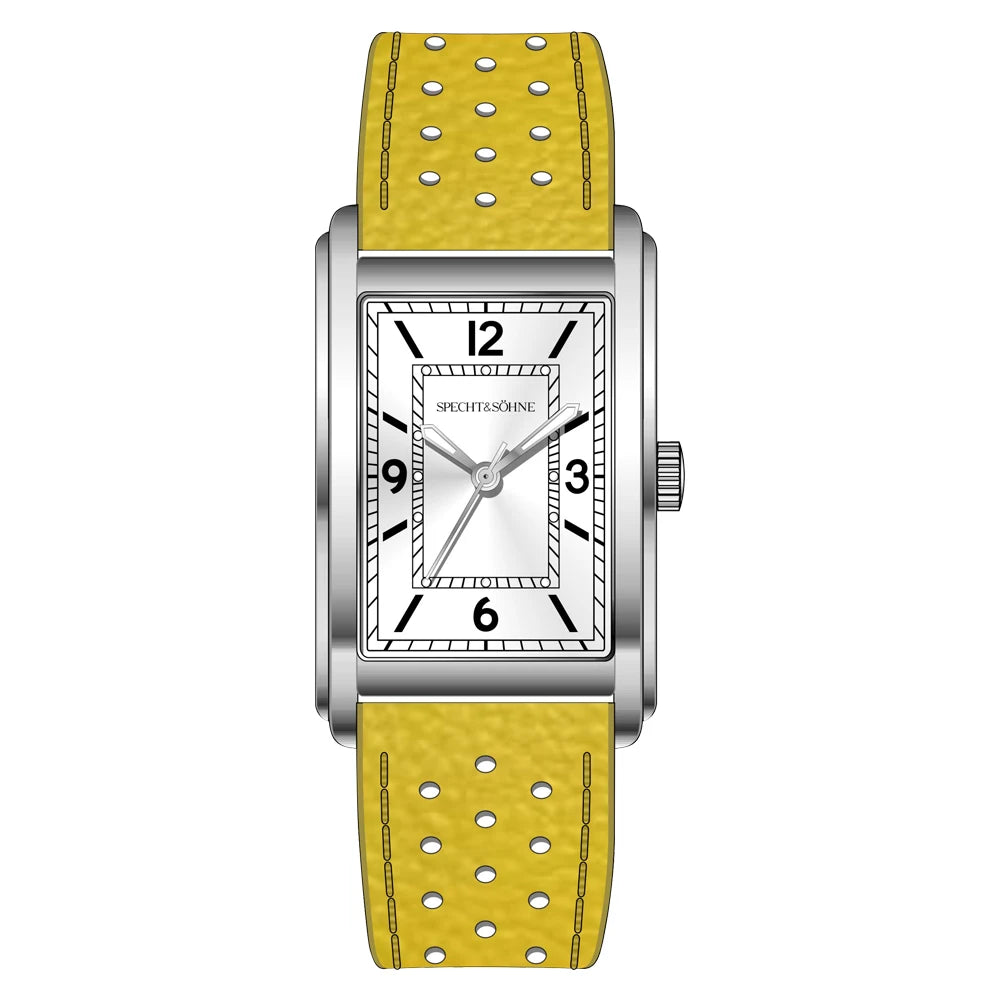 New Specht & Söhne Fashion Couple Watches VH31 Quartz Watches Casual Retro Clocks Sapphire Crystal Leather Strap Wristwatch