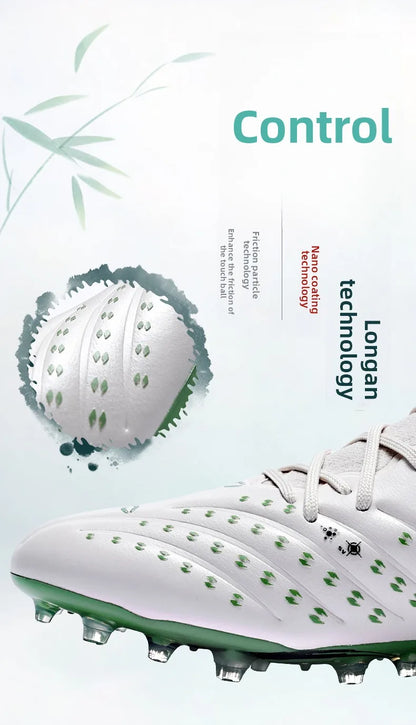 Kelme Men's Football Shoes Adult MG Short Spikes Artificial Turf Training Football Boots Ultra Light Anti-Slip Soccer Shoes