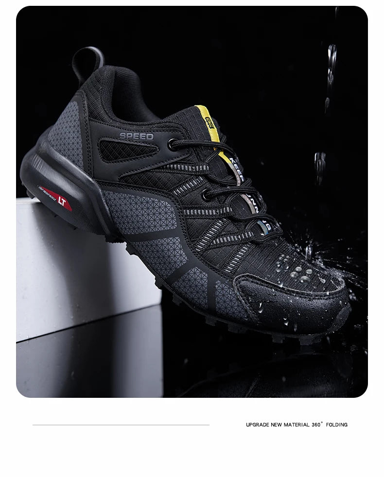 Men Hiking Shoes Outdoor Lightweight Camping Travel Shoes Non-Slip Waterproof Women Large Size Tactical Training Sports Shoes