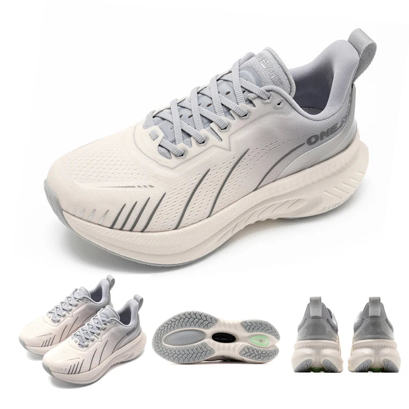 ONEMIX Nye løbesko med polstring til kvinder, efterår/vinter, tunge løbere, snøresko, kvinder, sjippetov, dans, skridsikre udendørs sneakers
