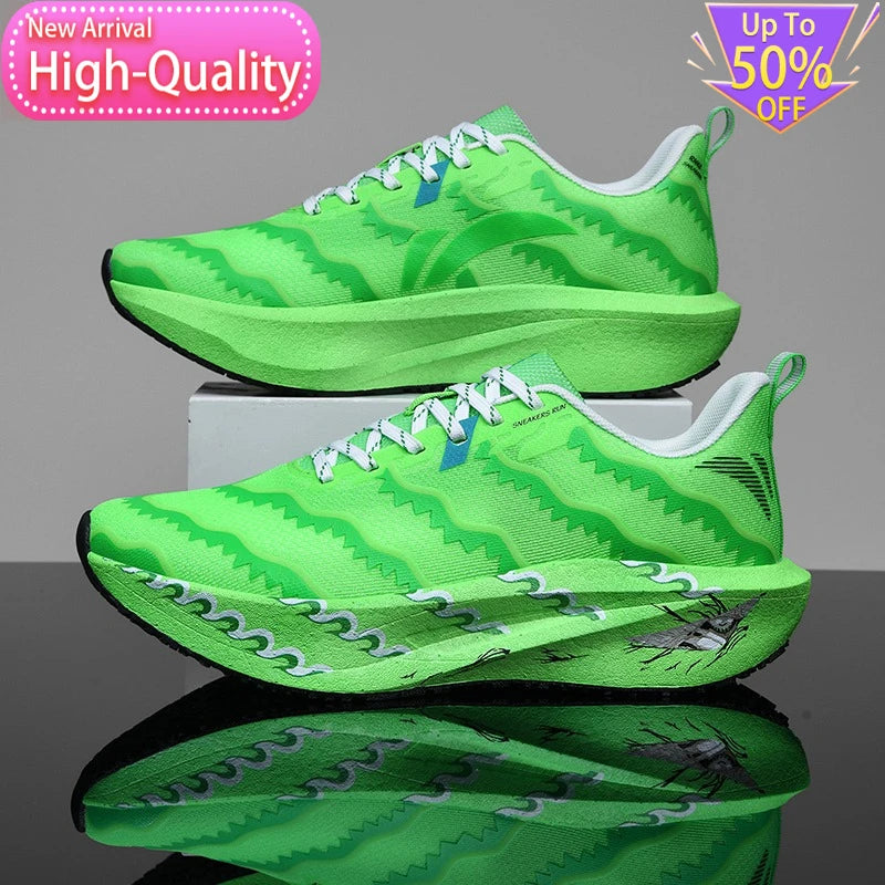 Chaussures de sport d'été pour homme et femme, légères, pour le marathon, respirantes, protégeant les pieds, idéales pour la marche