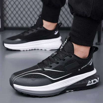 Sapatos de caminhada para homem, para atividades ao ar livre, antiderrapantes, de boa qualidade, modernos, rasos, resistentes ao desgaste, respiráveis, ténis casuais, desportivos, de corrida, para homem
