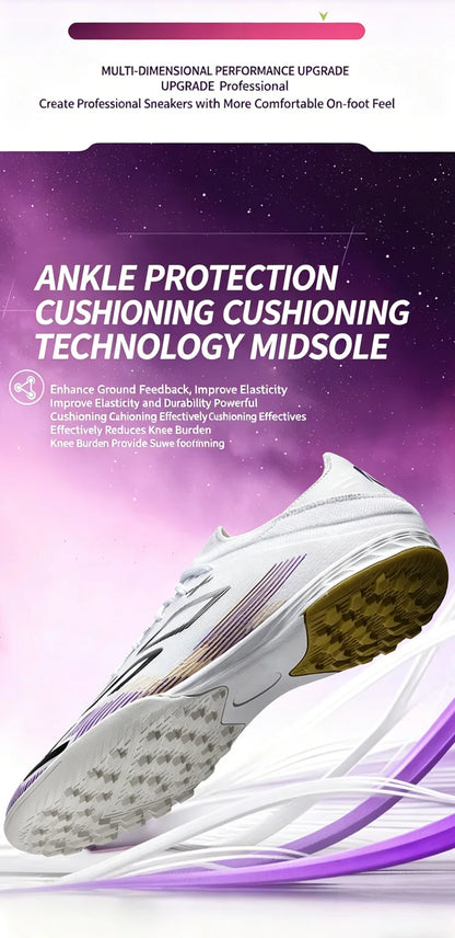 Ultralight Outdoor Sport Men's Soccer Shoes Training Football Sneakers for Youth Turf Soccer Cleats Non-Slip