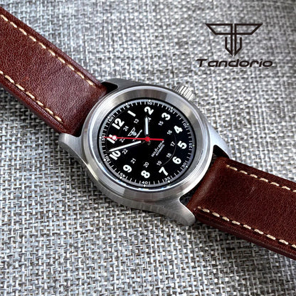 Tandorio 36 mm Fashion 20 BAR automatisk dykar- och pilotklocka för män och kvinnor NH35/PT5000/Miyota8215-urverk safirglas armbandsur med grön luminiscens