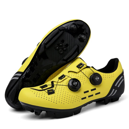 Scarpe da ciclismo di alta qualità da uomo SPD autobloccanti per bici da corsa, scarpe sportive da donna MTB da montagna antiscivolo 36-47