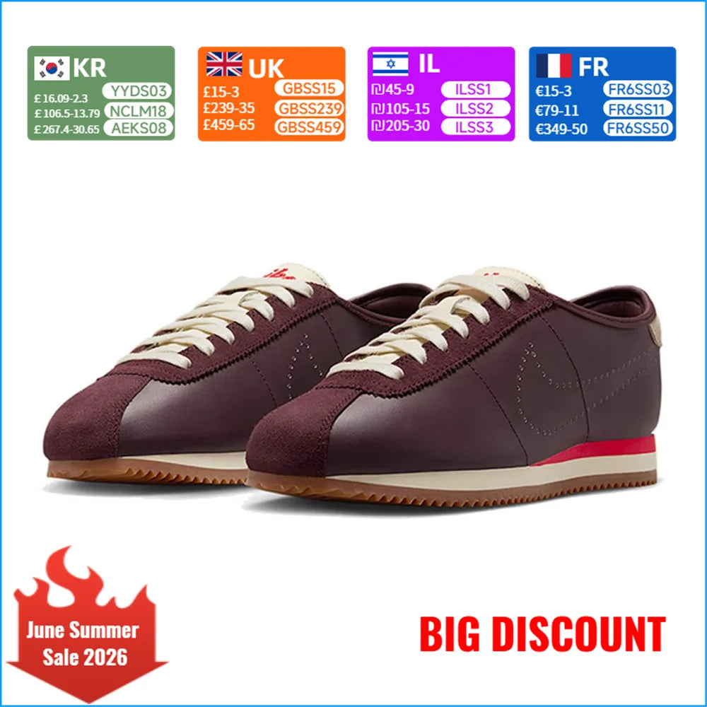 Nike (NIKE) CORTEZ LT ženski čevlji: stilni, modni, protizdrsni, trpežni, udobni športni in vsakodnevni čevlji HQ1841-601