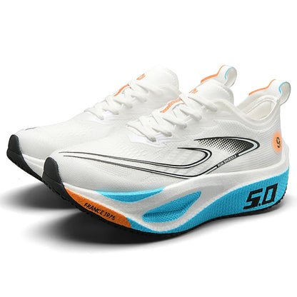 New Sports Shoes for Men&Women, Running Sneakers, Carbon Plate, Male Marathon Racing, Shock-absorbing, Athletics Training Shoes