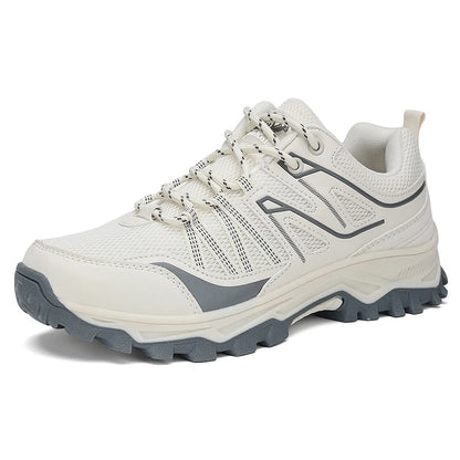 New Large Outdoor Mountaineering Shoes Men Spring and Autumn Mesh Breathable Sneakers Outdoor Travel Hiking Non-Slip Shoes