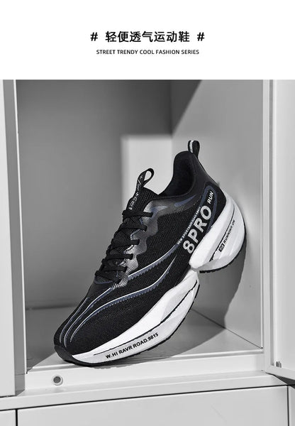 NEW Sports Running Shoes Men Marathon Breathable Comfortable Women Athletic Training Outdoor Sneakers Air Cushion Carbon Plate