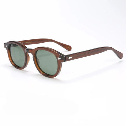 Polarized Sunglasses Men Sun Glasses Woman Johnny Depp Lemtosh Luxury Brand Vintage Acetate Frame Goggles