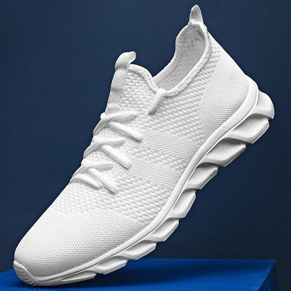 Herenhardloopschoenen met zachte zolen, slijtvaste, ademende sportschoenen van mesh, outdoor-mode, tennis schoenen in grote maten voor heren