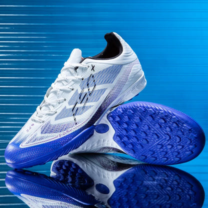 Chaussures de football pour hommes, crampons d'entraînement rapides pour terrain extérieur, chaussures de football à crampons pour terrain synthétique, baskets basses originales unisexes