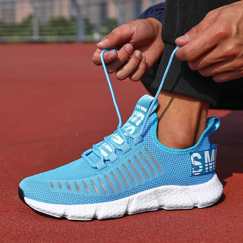 Hommes chaussures décontractées baskets respirant athlétique léger en plein air course chaussures de sport pour hommes marche Tennis Jogging chaussures